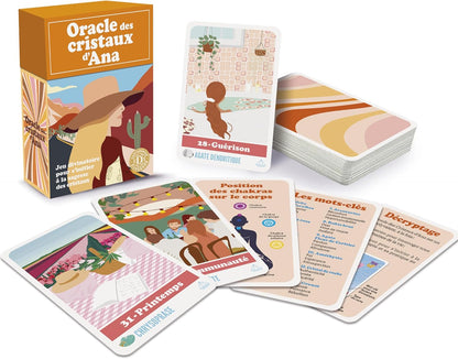 L’Oracle des Cristaux d’Ana Prancūziškas leidimas Grimaud Cartomancie