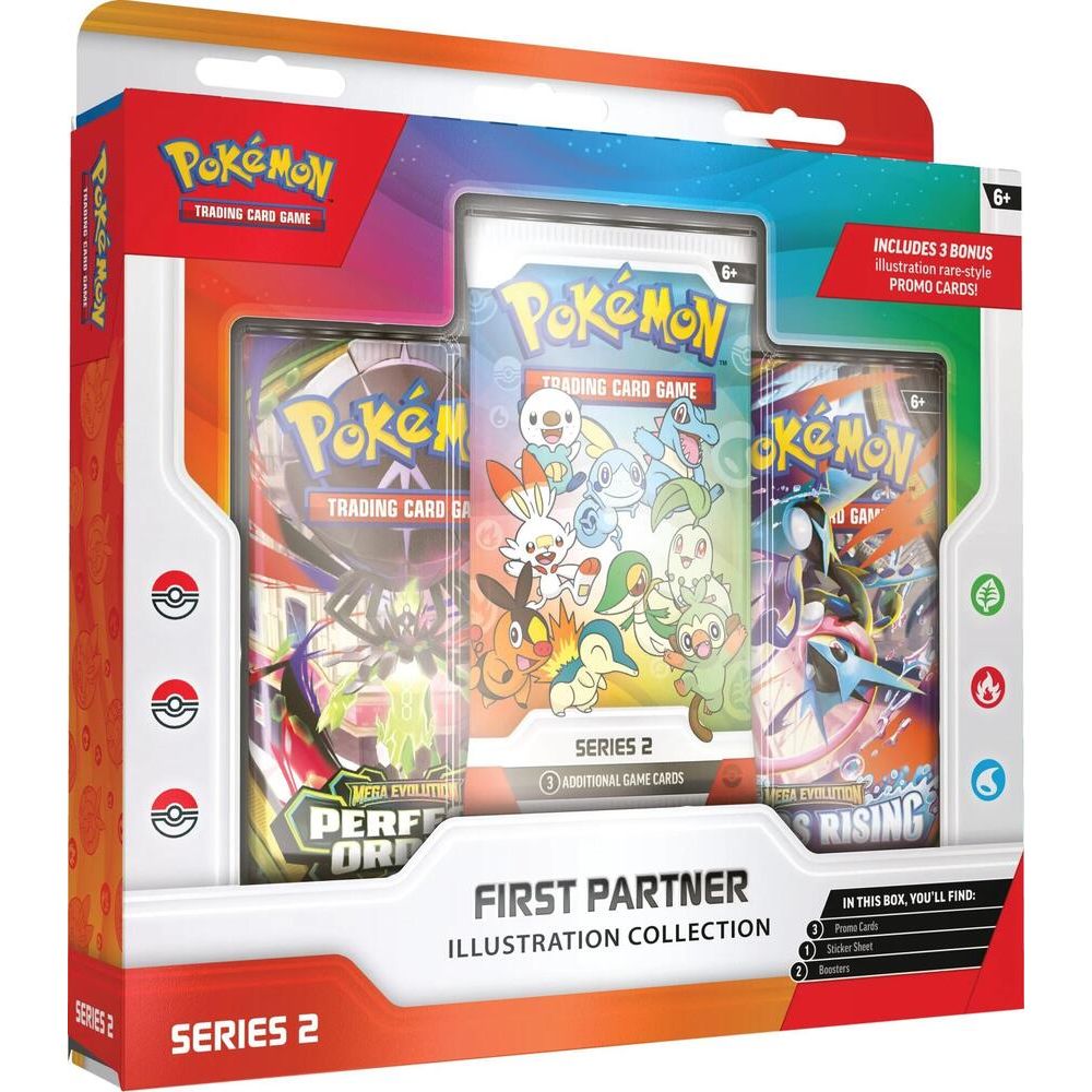 Pokémon First Partner Illustration Collection - Series 2 - kortų rinkinys