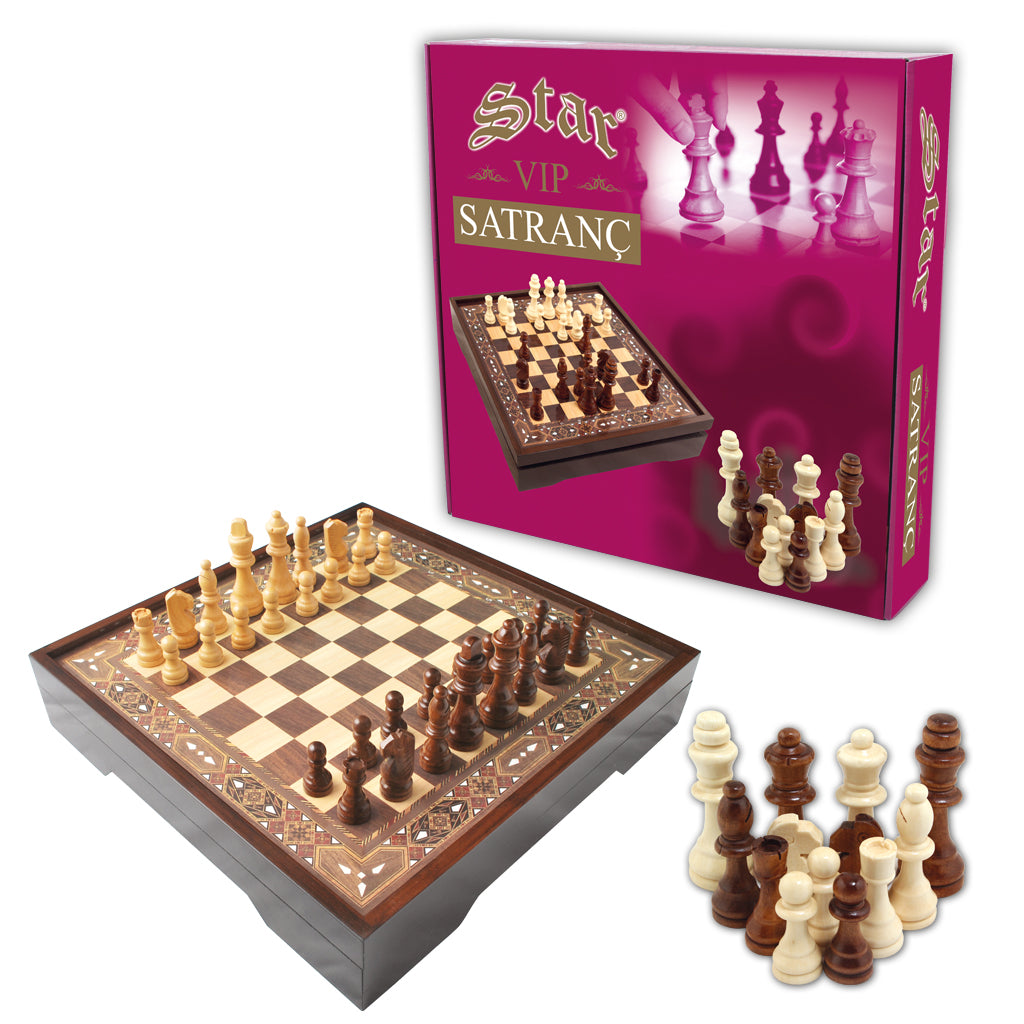 Star VIP Chess Set Walnut S - šachmatų rinkinys