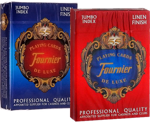 Fournier 818 Linen Finish Pokerio kortos (Mėlyna)