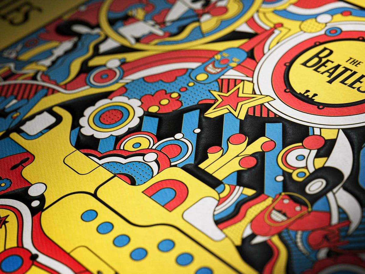 The Beatles Yellow Submarine - 1000 detalių dėlionė | Theory11