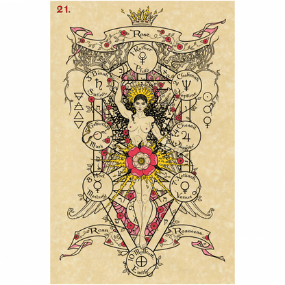 The Magickal Botanical Oracle - orakulo kortos | Lo Scarabeo - kosmetinis defektas