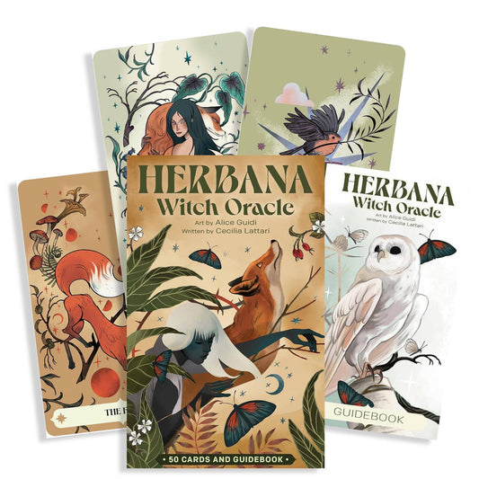 Herbana Witch Oracle - orakulo kortos anglų kalba