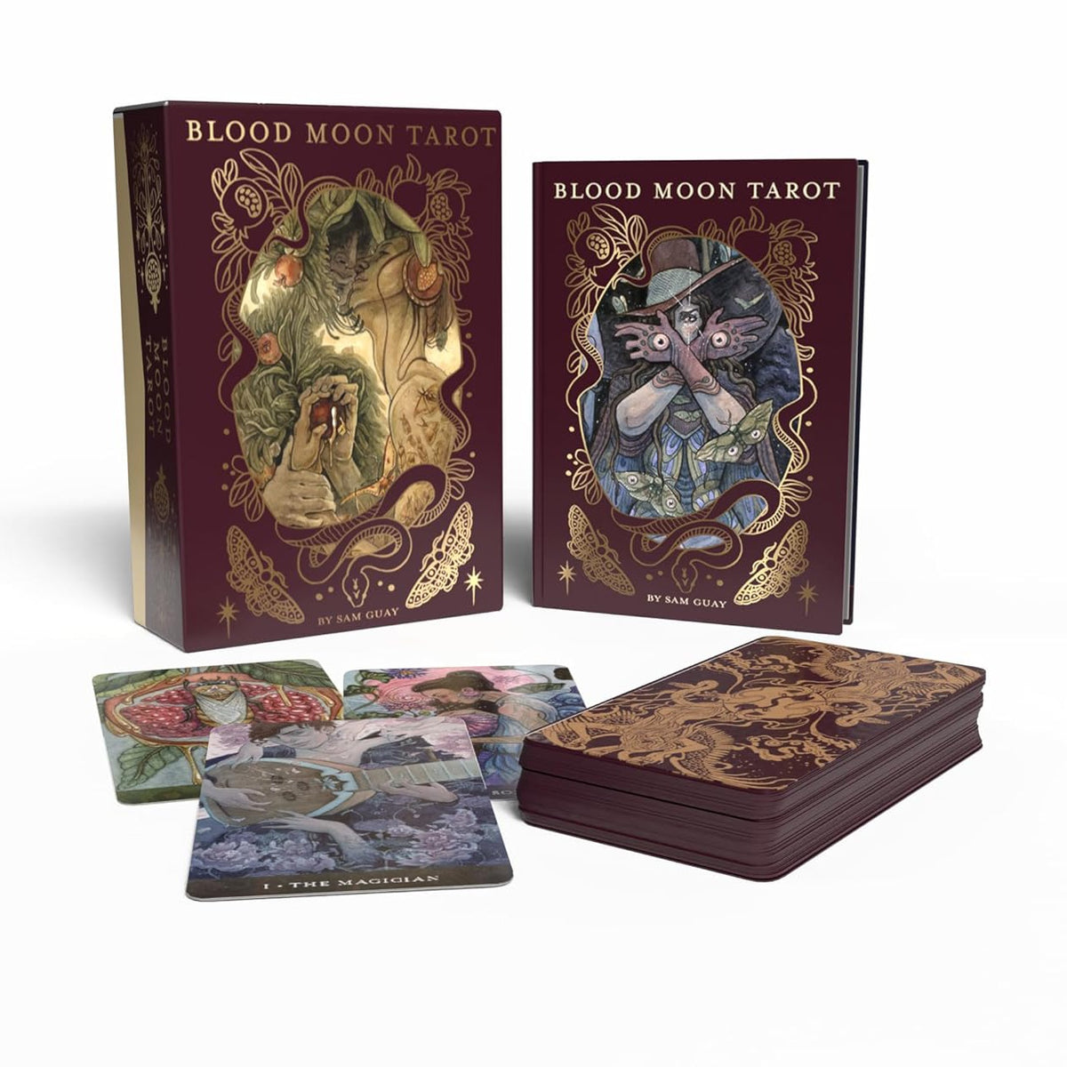 Blood Moon Tarot - Sam Guay Taro kortos | U.S. Games Systems