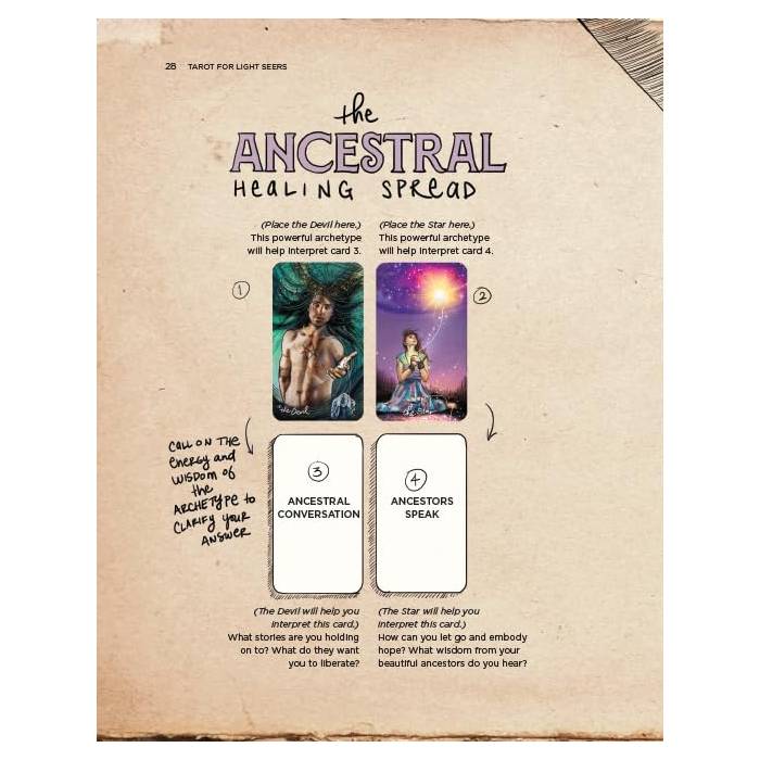Tarot for Light Seers - knyga apie Taro | Chris-Anne, Hay House