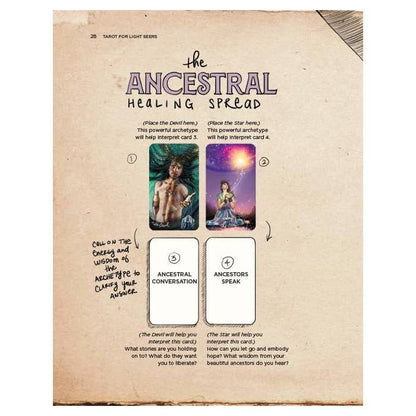 Tarot for Light Seers - knyga apie Taro | Chris-Anne, Hay House
