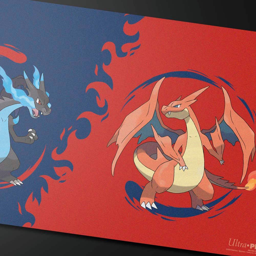 Mega Charizard X ir Mega Charizard Y - Pokémon žaidimo kilimėlis | Ultra PRO