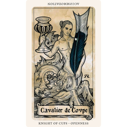 The Medieval Feathers Tarot - taro kortos | Blue Angel