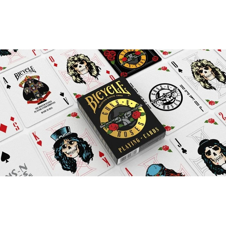 Bicycle Guns N' Roses - žaidimo kortos - kosmetinis defektas