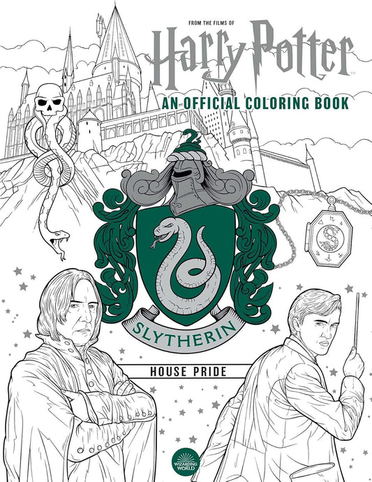 Harry Potter Slytherin House Pride - oficiali spalvinimo knyga