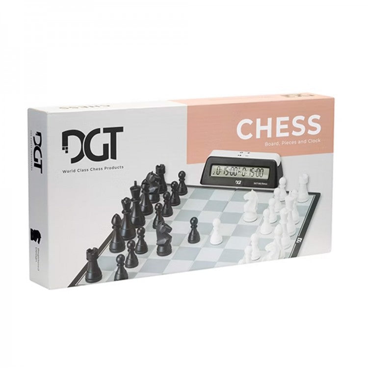 DGT Chess Box with Clock - šachmatų rinkinys, kosmetiniai defektai