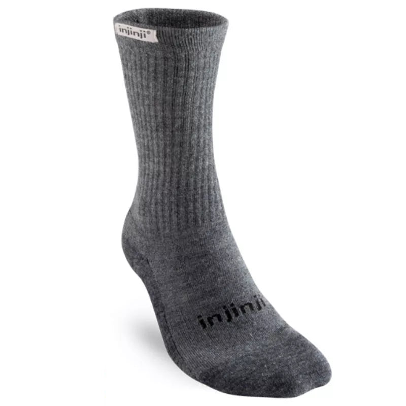 Injinji Hiker Crew - moteriškos žygių kojinės, antracito, M/L