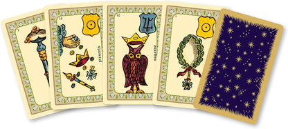 Minis Jeux Tarot de Marseille kortos prancūzų kalba Grimaud Cartomancie