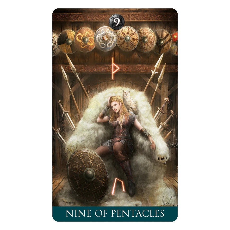 Mini Runic Tarot - mažo formato Taro kortos | Lo Scarabeo