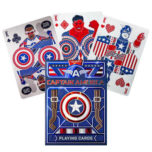 Captain America - žaidimo kortos | Theory11