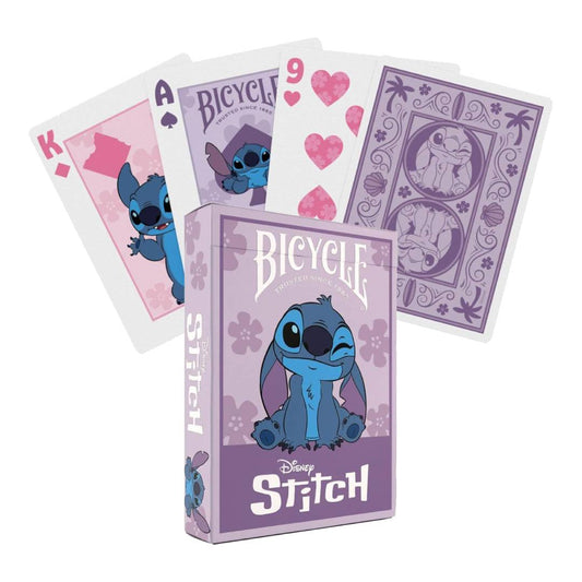 Bicycle Disney Stitch Purple - žaidimo kortos