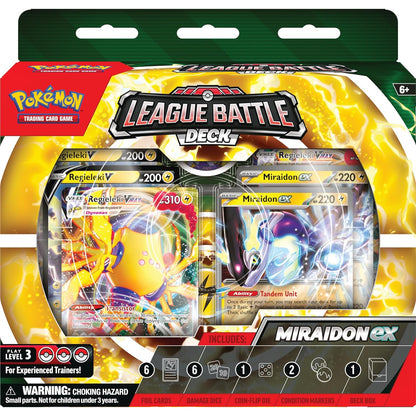 Pokémon Miraidon ex League Battle Deck - 60 kortų kaladė