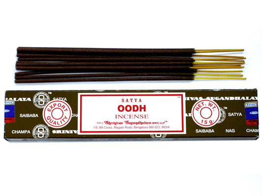 Satya Oodh - agarmedžio aromato smilkalai, 15 g