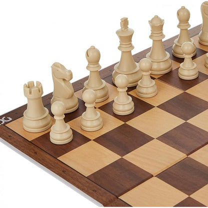 DGT Chess Starter Box Brown - šachmatai, kosmetiniai defektai