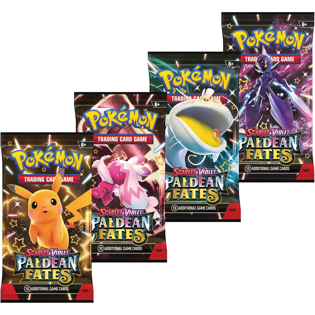 Pokémon Paldean Fates Booster Bundle - 6 papildymo pakeliai