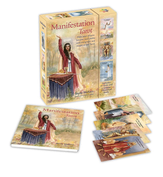 Manifestation Tarot - Jayne Wallace taro kortos ir knyga