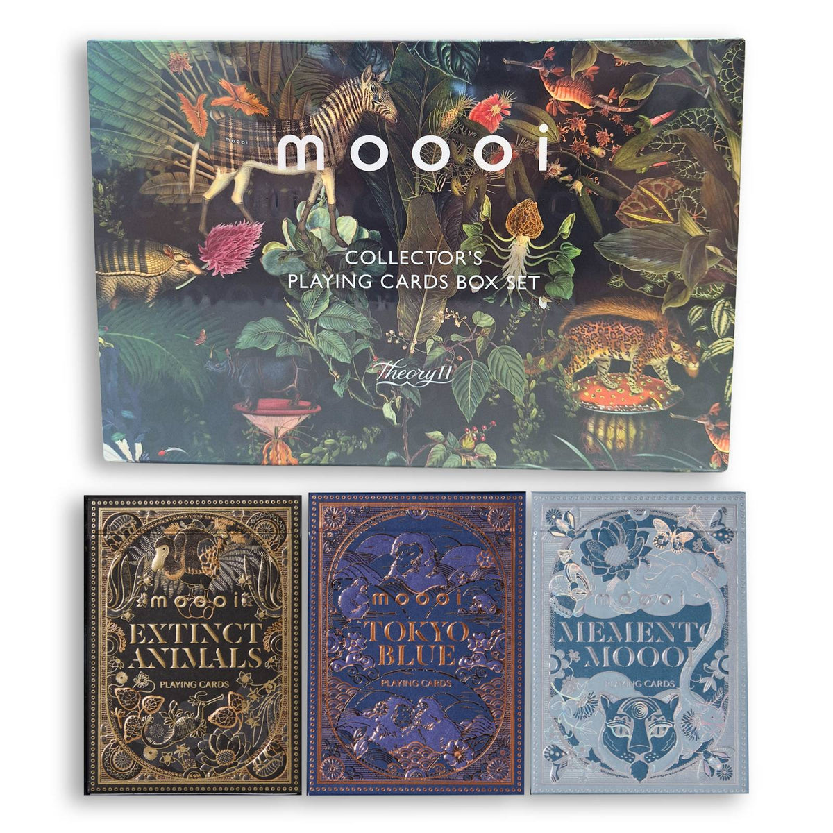 Moooi Collector’s Edition - 3 žaidimo kortų kaladžių rinkinys | Theory11