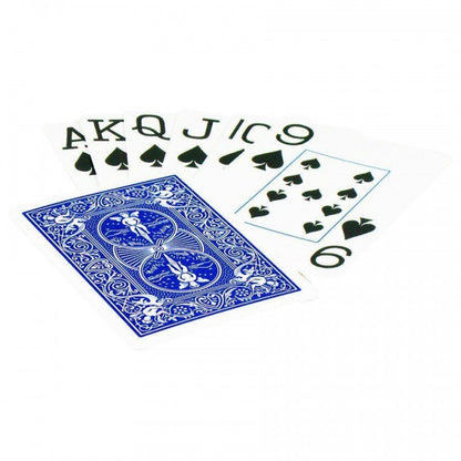 Bicycle Prestige Jumbo Blue - pokerio kortos, kosmetiniai defektai