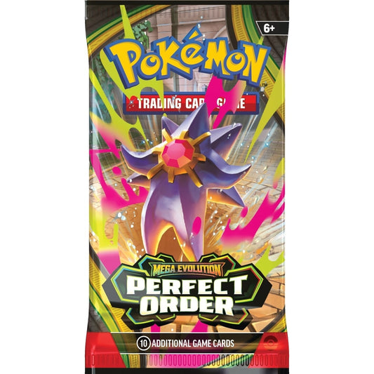 Pokémon Mega Evolution Perfect Order - kortų papildymo pakelis