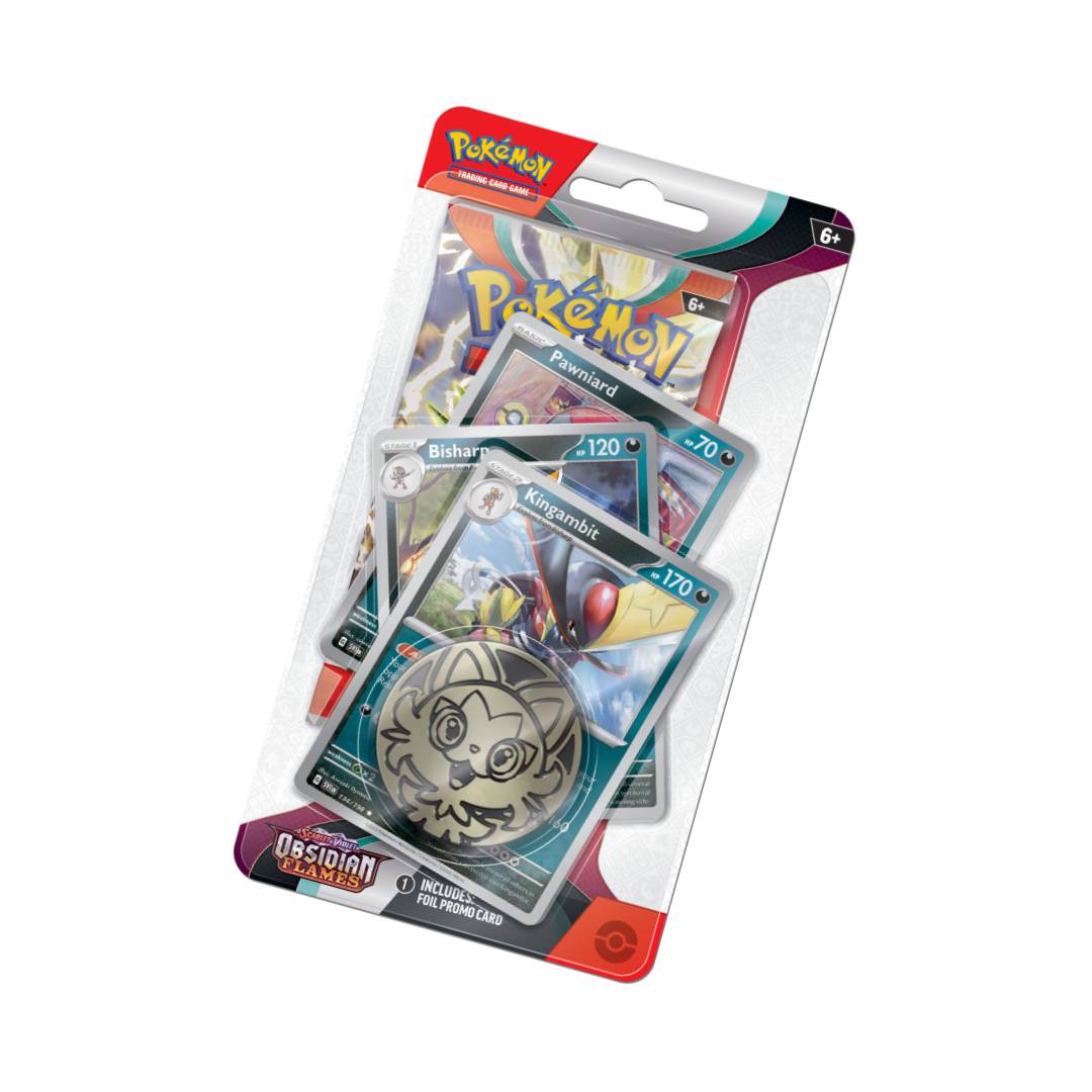 Pokémon Obsidian Flames Kingambit Premium - kortų rinkinys