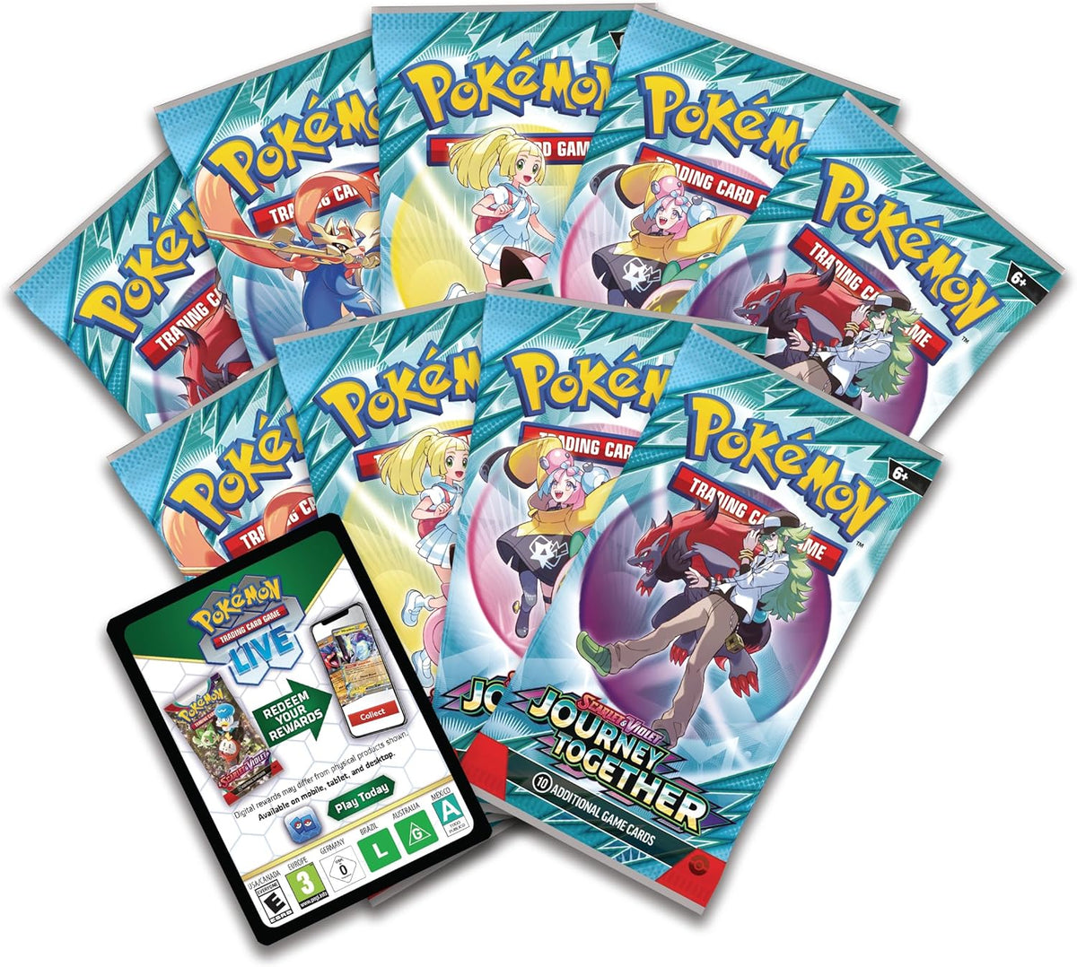 Pokémon Journey Together - Elite Trainer Box rinkinys (anglų k.)
