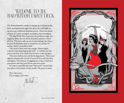 Bad Witch Tarot - Taro kortos ir vadovas | Fair Winds Press