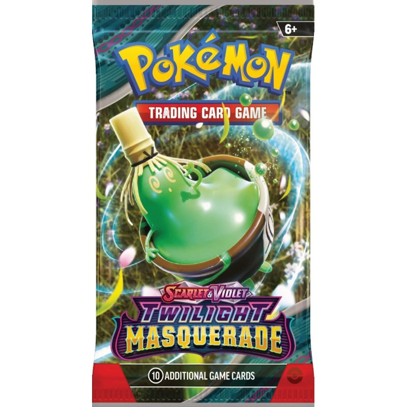 Pokémon Twilight Masquerade - 1 papildymo pakuotė, atsitiktinis dizainas