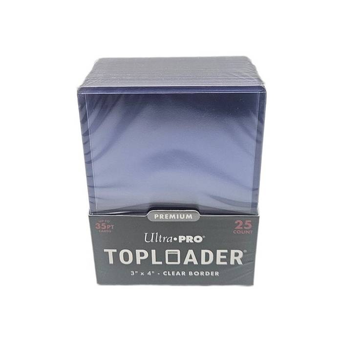Ultra PRO Premium Toploader 3 x 4 colių - kortų laikikliai, 25 vnt.