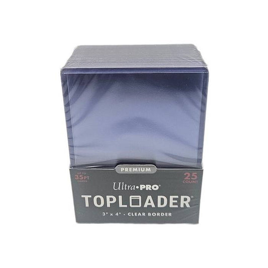 Ultra PRO Premium Toploader 3 x 4 colių - kortų laikikliai, 25 vnt.