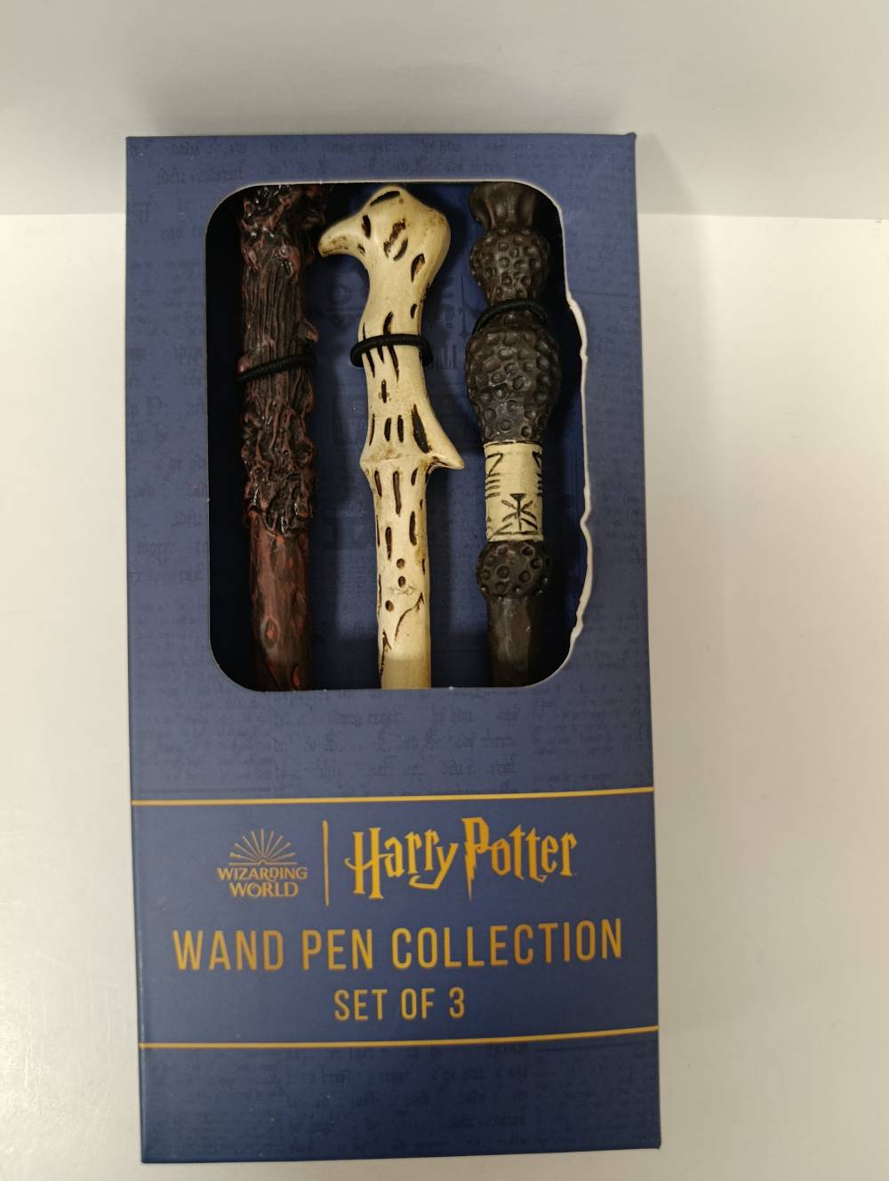 Harry Potter Wand Pen Collection - 3 rašikliai, kosmetiniai defektai
