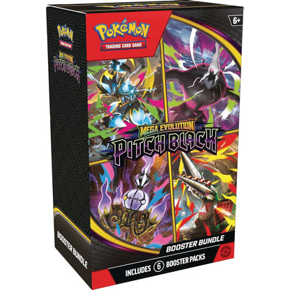 Pokémon Mega Evolution - Pitch Black Booster Bundle - 6 papildymo pakeliai