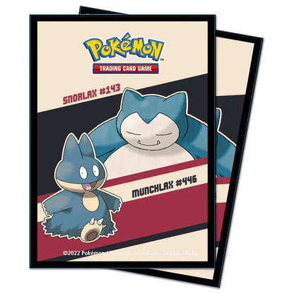 Ultra PRO Snorlax & Munchlax - kortų įmautės, 65 vnt.