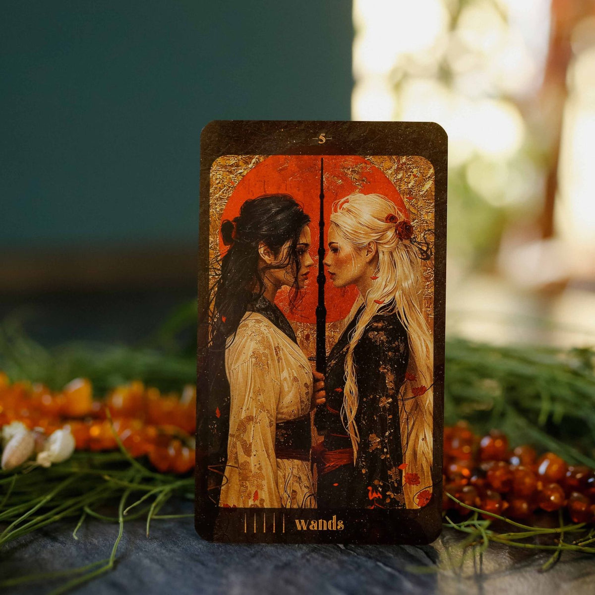 Amber Moon Tarot Kortos Dusserre