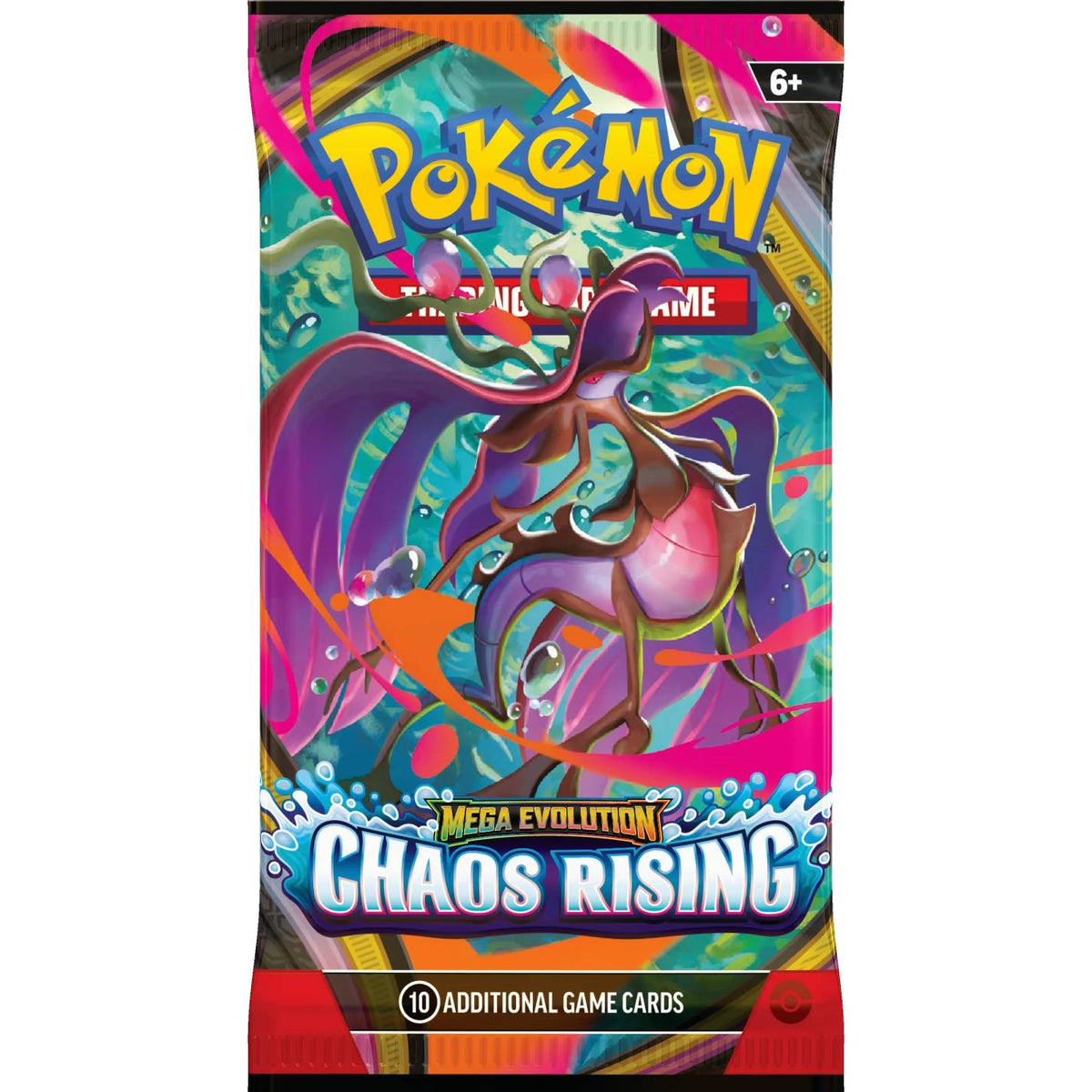 Pokémon Mega Evolution - Chaos Rising Booster - kortų papildymas