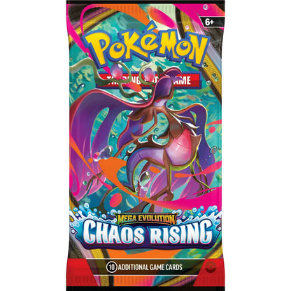 Pokémon Mega Evolution - Chaos Rising Booster - kortų papildymas