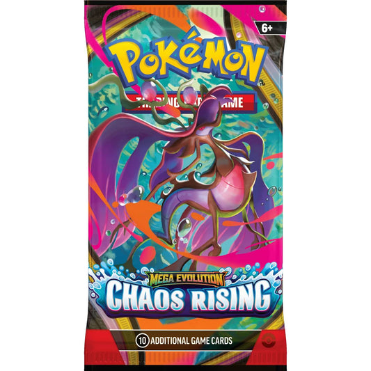 Pokémon Mega Evolution - Chaos Rising Booster - kortų papildymas