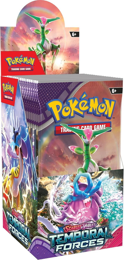 Pokémon Temporal Forces Half Booster Box - 18 papildymų rinkinys