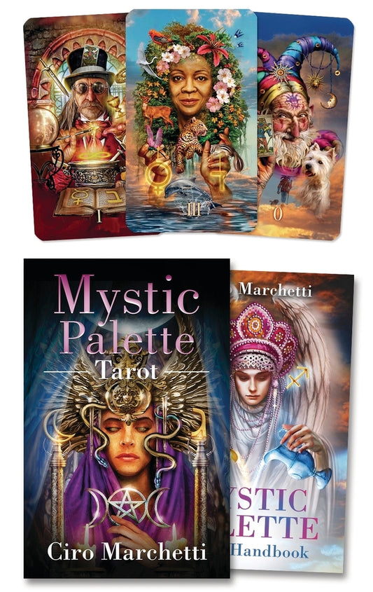 Mystic Palette Tarot - Taro kortų rinkinys su vadovu | Llewellyn