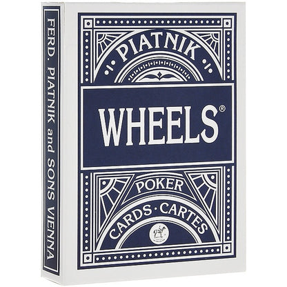 Piatnik Wheels pokerio kortų kaladė 1 vnt. (raudona arba mėlyna)