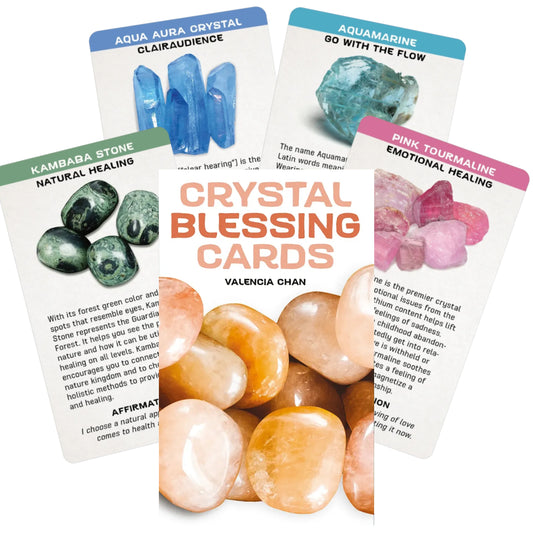 Crystal Blessing - kristalų orakulo kortos | U.S. Games Systems