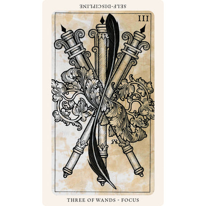 The Medieval Feathers Tarot - taro kortos | Blue Angel