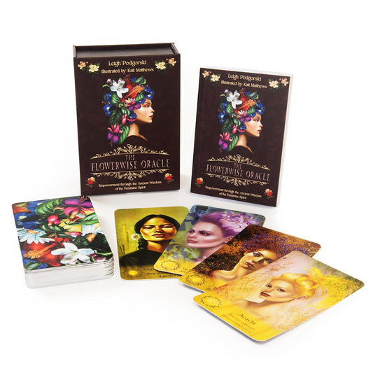 The Flowerwise Oracle - gėlių orakulo kortos | Schiffer