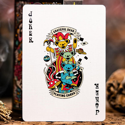 Kosmetinis defektas Grateful Dead žaidimo kortos Theory11
