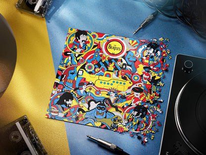 The Beatles Yellow Submarine - 1000 detalių dėlionė | Theory11