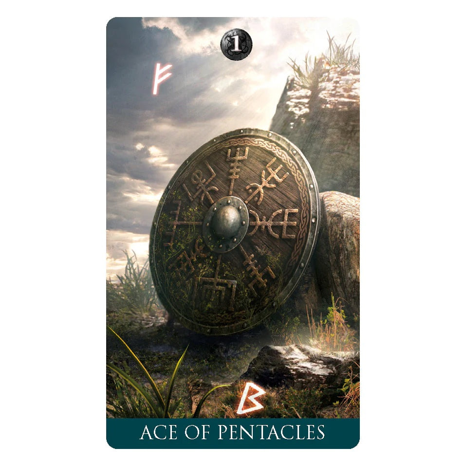 Mini Runic Tarot - mažo formato Taro kortos | Lo Scarabeo